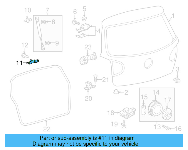 Lower Mount 5K6-827-436-A