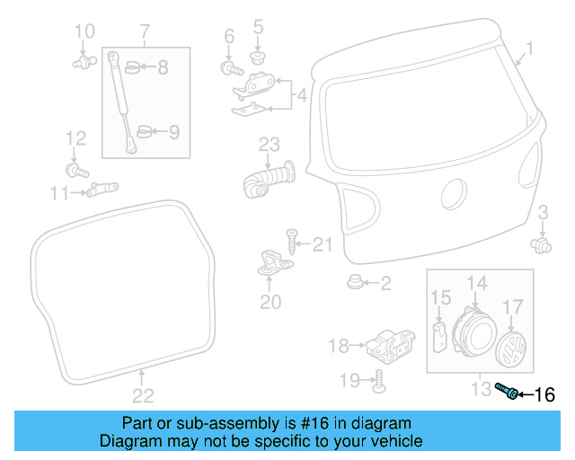 Mount Bracket Rear Bolt N-105-695-01 - View 31