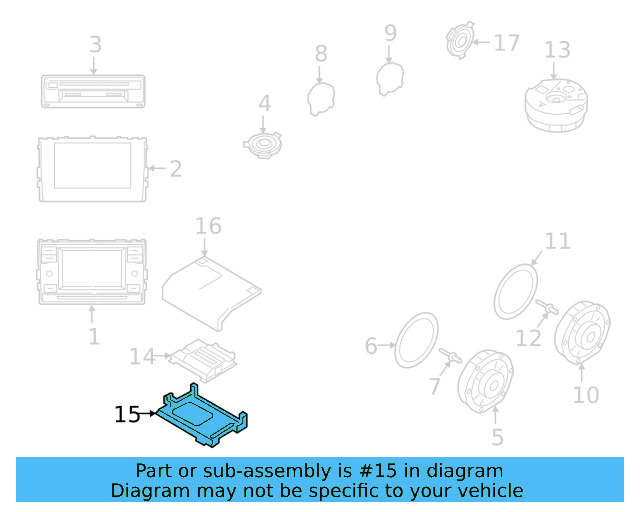 Amplifier Bracket 3QF-035-933-A - View 2