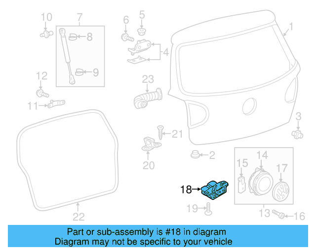 Lock 5K0-827-505-C-9B9 - View 3