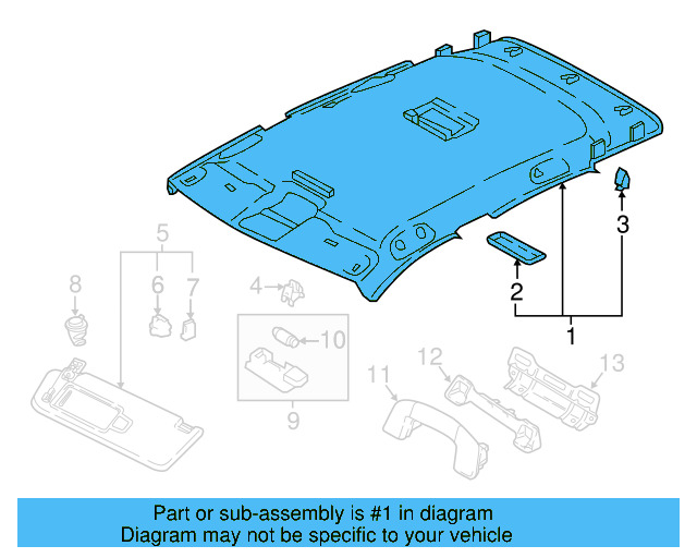 Headliner 5NN-867-501-AR-2ZX - View 4