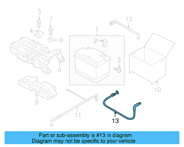Ground Cable 1K0-971-250-CH