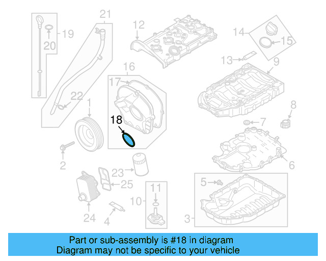Outer Timing Cover Seal 06H-103-483-D - View 41