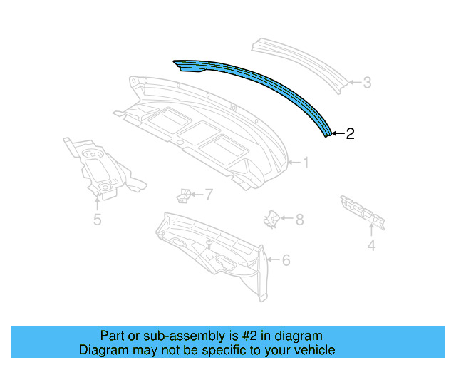 Storage Box Reinforcement 1Y0-813-635 - View 3