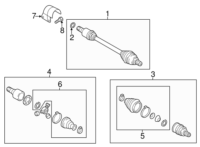 Outer Joint Assembly 5C0-498-099-D - View 31