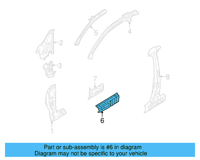 Rocker Reinforced 1K3-810-608-A - View 8