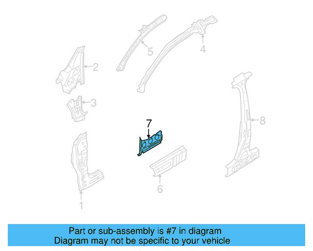 Rocker Reinforced 1K6-810-717-A - View 14
