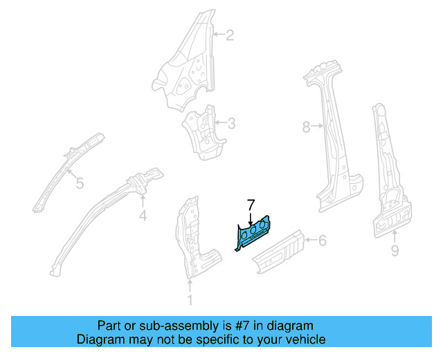 Rocker Reinforced 1K6-810-717-A - View 16