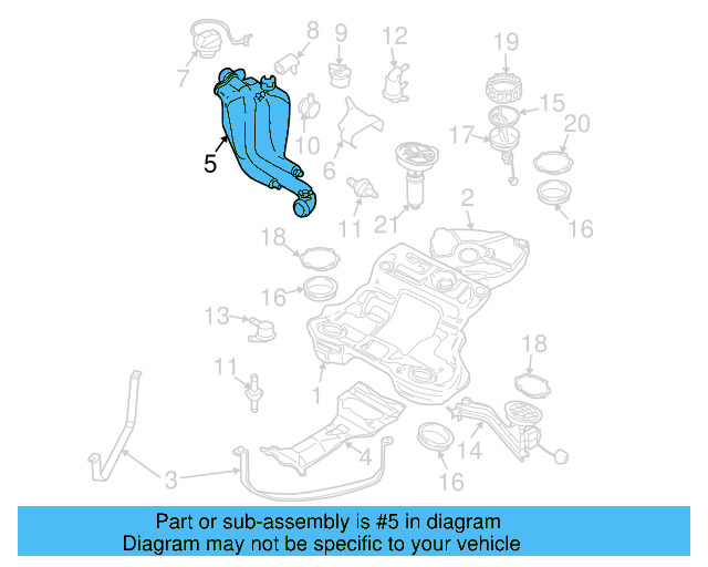 Filler Neck 3B7-201-129-G - View 3