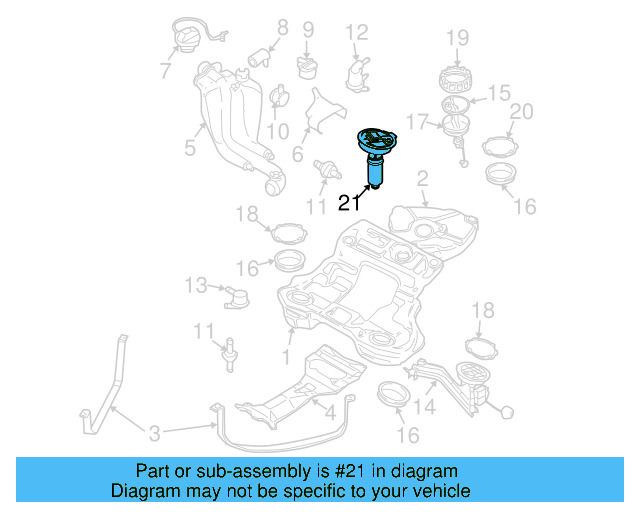 Fuel Pump 3B7-906-087-B - View 3