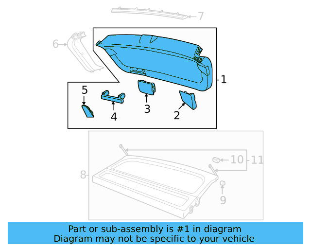 Lower Trim Panel 5NN-867-601-A-82V - View 6