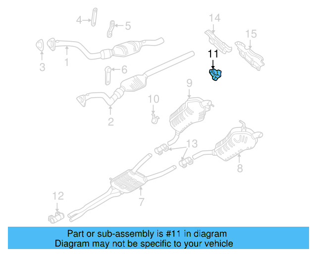 Front Muffler Clamp 357-253-141-A - View 12