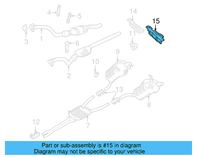 Muffler Bracket 4B0-253-144-K - View 5