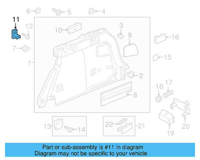 Tie Down Hook 8V0-863-503-C-4PK - View 25