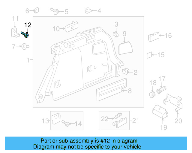 Tie Down Hook Screw N-912-061-01 - View 14
