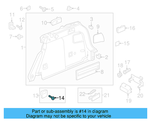 Tie Down Hook Screw N-912-061-01 - View 15