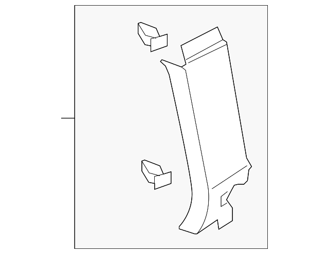 Upper Pillar Trim 5GM-867-287-F-Y20