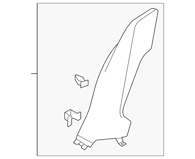 Lower Pillar Trim 5GM-867-765-B-ZA2 - View 2