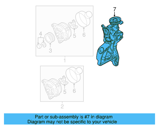 Mount Bracket 06J-903-143-S - View 11