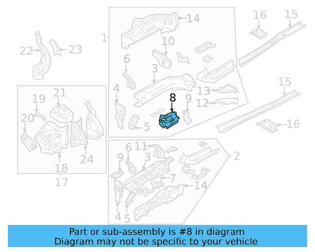 Mount Bracket 5Q0-802-068 - View 24