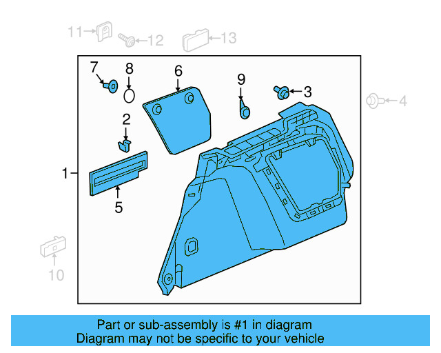 Wheelhouse Trim 5G9-867-427-H-CA9