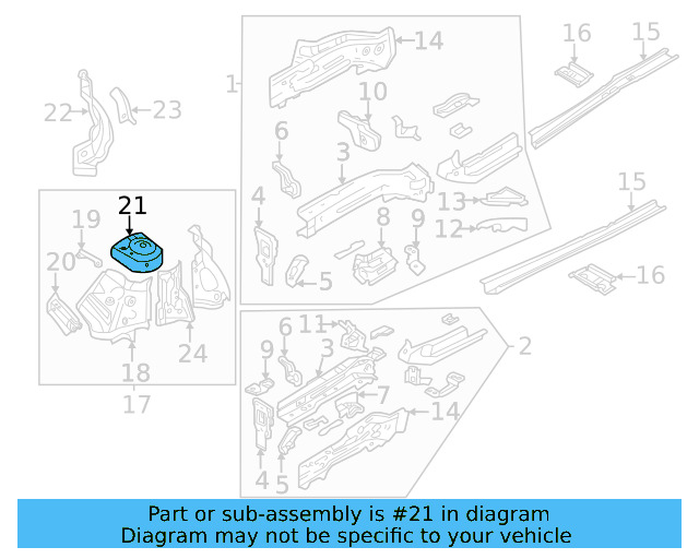 Strut Mount 3QF-809-122-B - View 5
