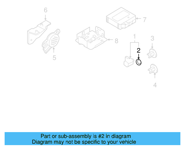 Reverse Sensor Seal 7L6-919-659-01C - View 22