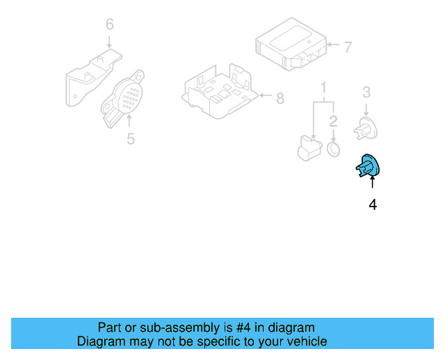 Outer Bracket 1K5-919-486 - View 4