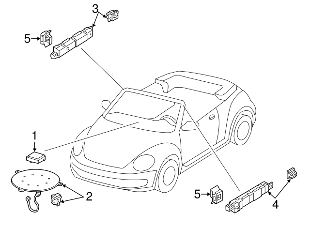 Antenna Booster Holder 5C3-035-643 - View 3