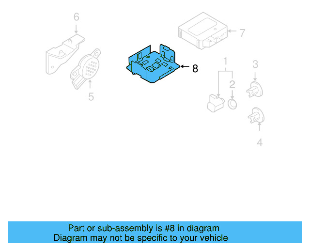 Control Module Bracket 1K0-971-502 - View 4