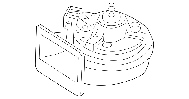 Low Note Horn 8W0-951-221 - View 21