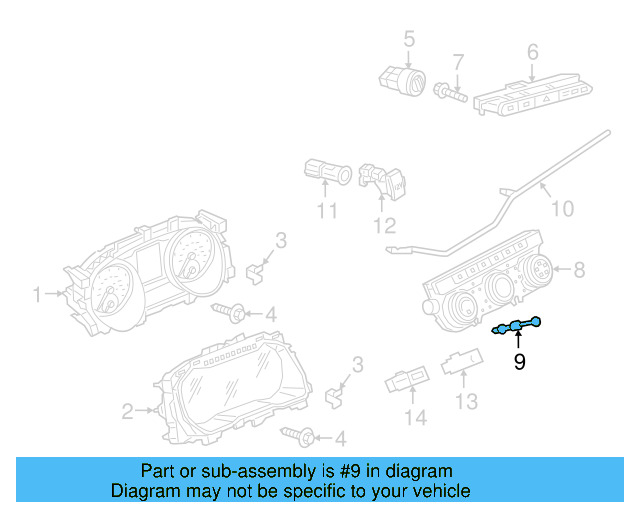 Heater Control Rivet 3G0-807-300 - View 7