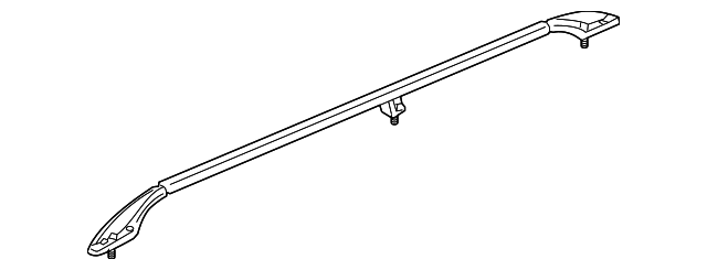 Roof Luggage Carrier Side Rail 3C9-860-025-B-03C - View 3