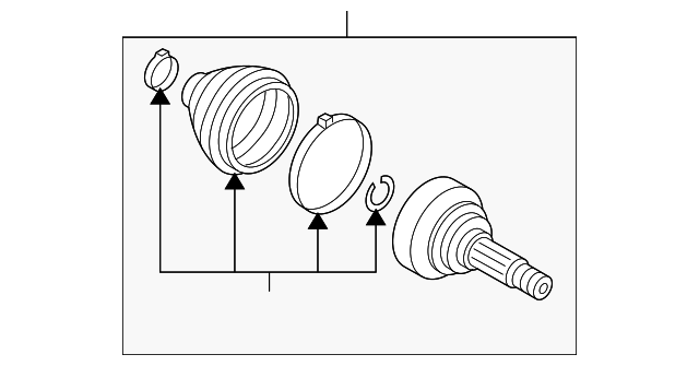 Inner Joint Assembly 7L0-498-103-A - View 6