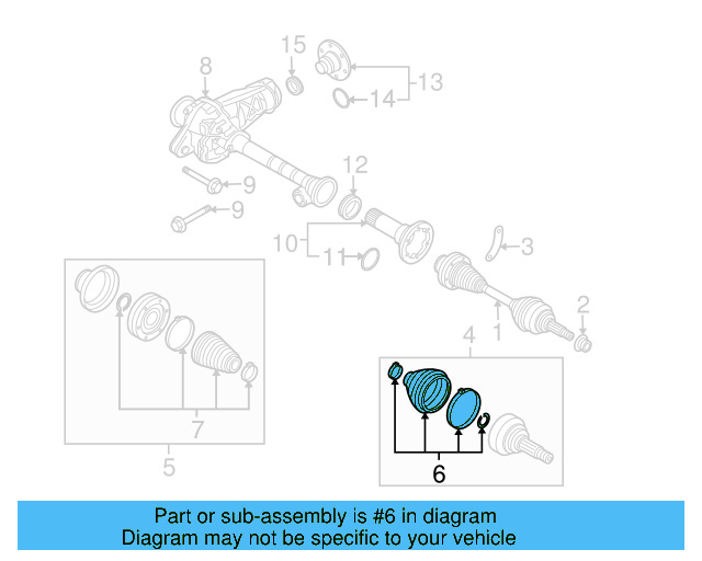 Outer Boot 7L0-498-203 - View 19