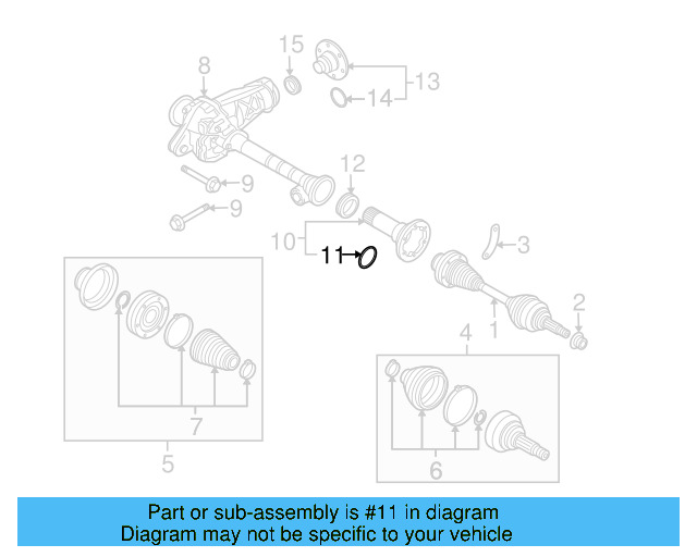 Stub Shaft Ring 0AA-409-375-C - View 13
