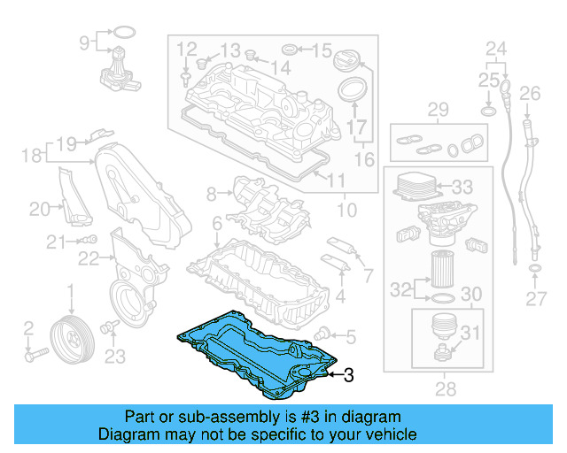 Oil Pan 04L-103-602-A - View 6