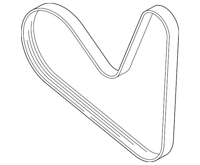 Serpentine Belt 06K-260-849-A - View 4