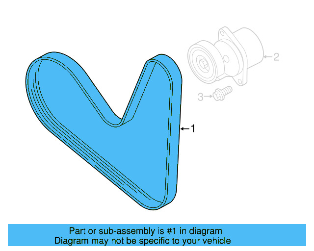 Serpentine Belt 06K-260-849-A - View 21
