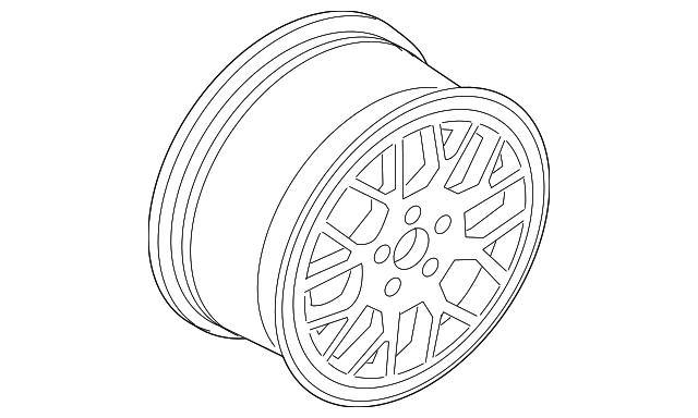 Wheel, Alloy 1J0-601-025-AD-091 - View 3
