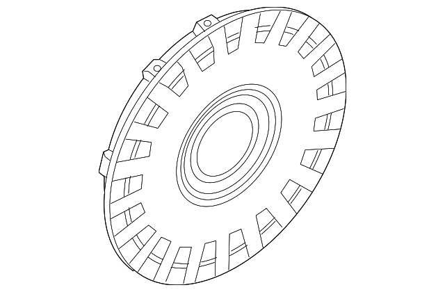 Wheel Cover 1J0601147RGJW - View 2