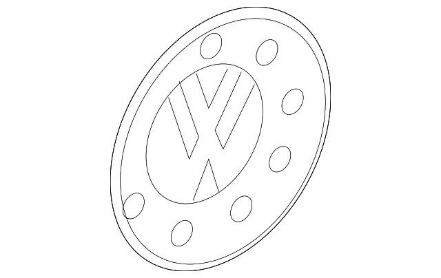 Center Cap 6N0-601-171-BXF - View 32