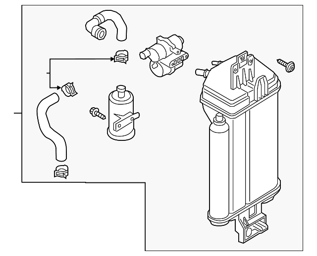 Vapor Canister 3Q0-201-797-D