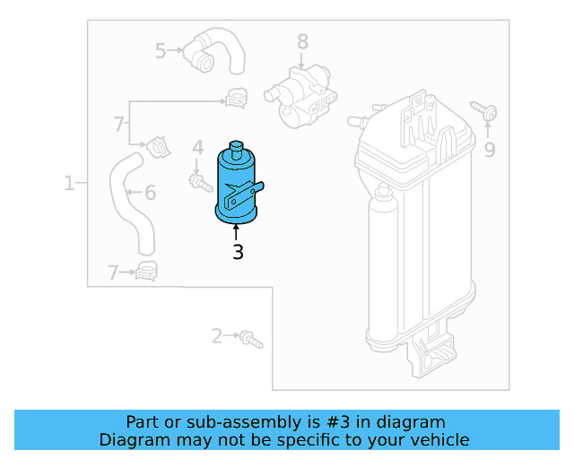 Vapor Canister Filter 1C0-906-621-A - View 22