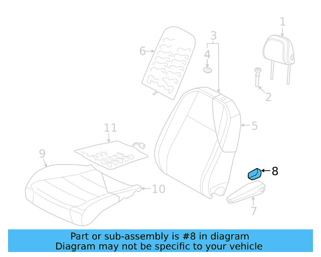 Armrest Cover 7T0-881-152-4PK