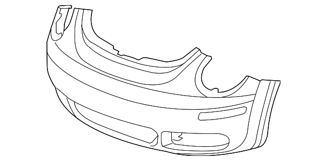 Bumper Cover (Unpainted) 1c0807079agru