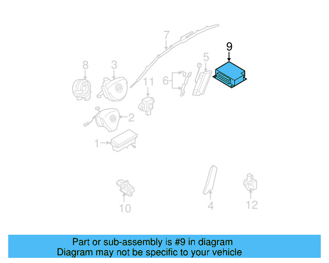Diagnostic Module 5N0-959-655-T-00C - View 4