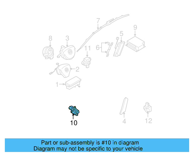 Ft Impact Sensor 3C0-959-651-B - View 12