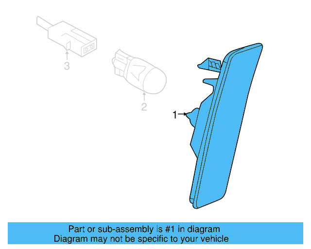 Side Marker Lamp 5C5-945-072-B - View 9