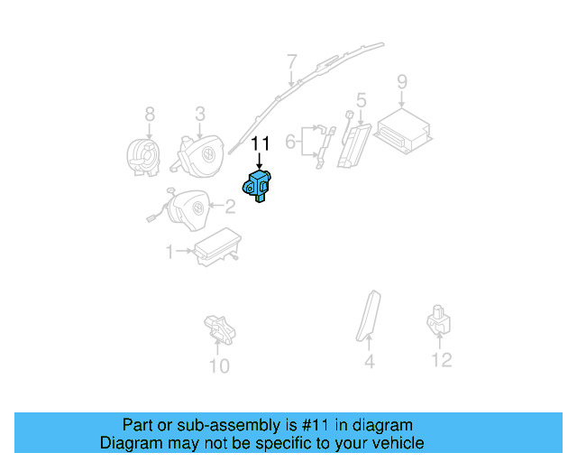 Side Impact Sens 5N0-959-351-B